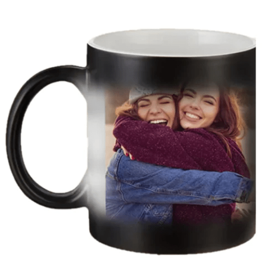 Drinkware | Ceramic Coffee Mug | Color Changing - Black