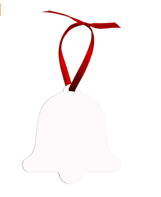 Aluminum Ornament | Bell Shaped Ornament | Double Sided