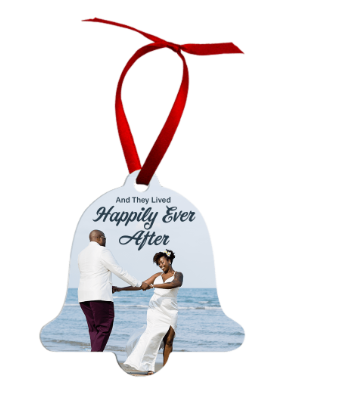 Aluminum Ornament | Bell Shaped Ornament | Double Sided