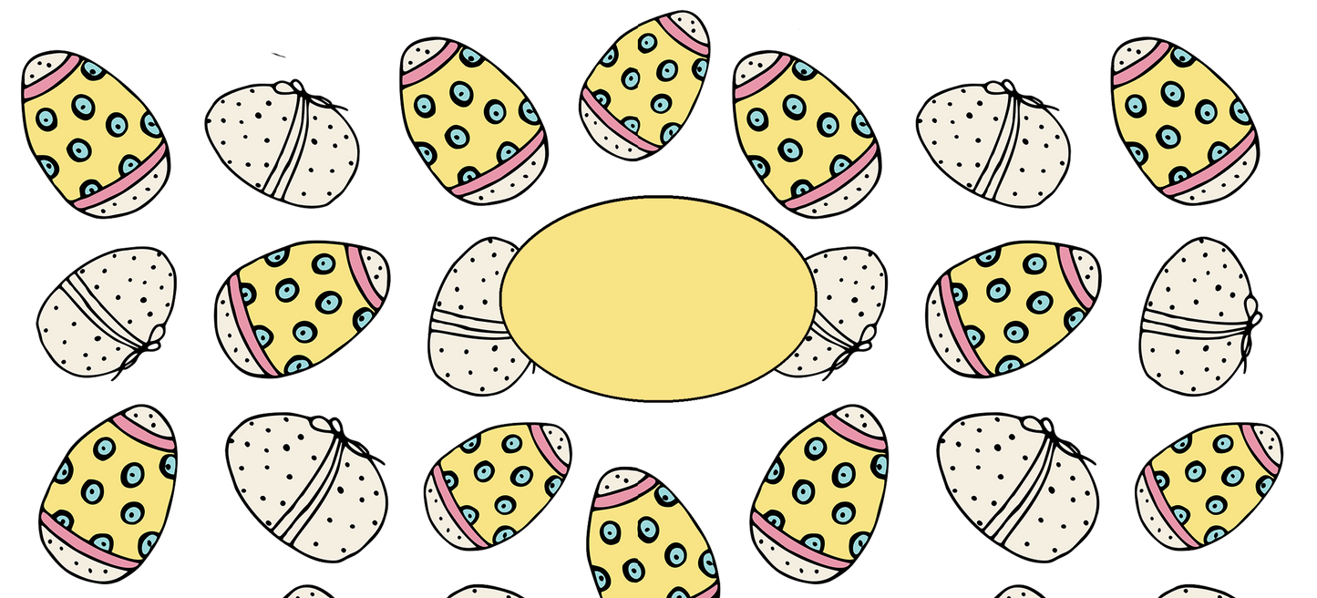 Drinkware | Easter Frosted Libby Glass | Colorful Easter Eggs II