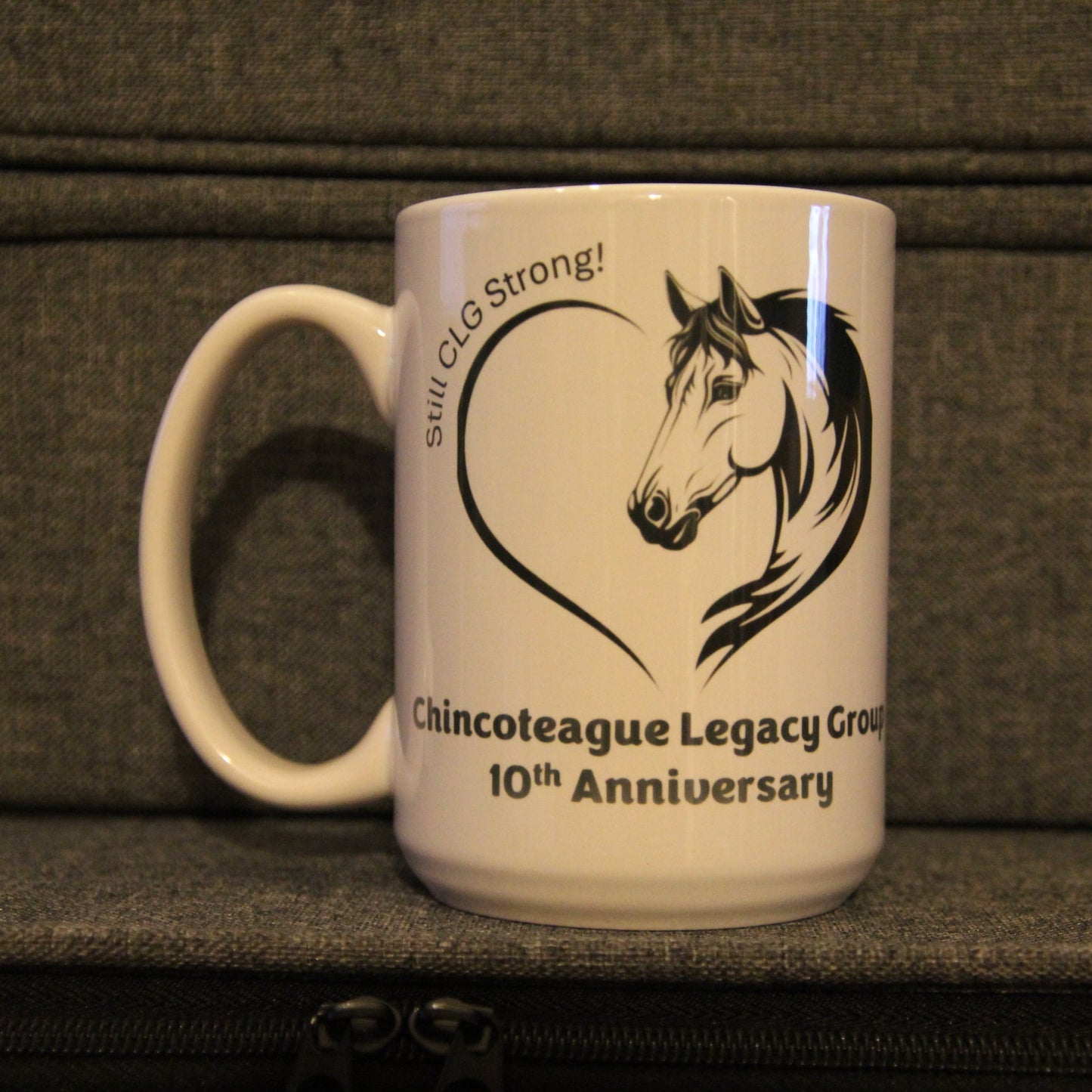 CLG Fundraising| 10th Anniversary Ceramic Coffee Mug | White