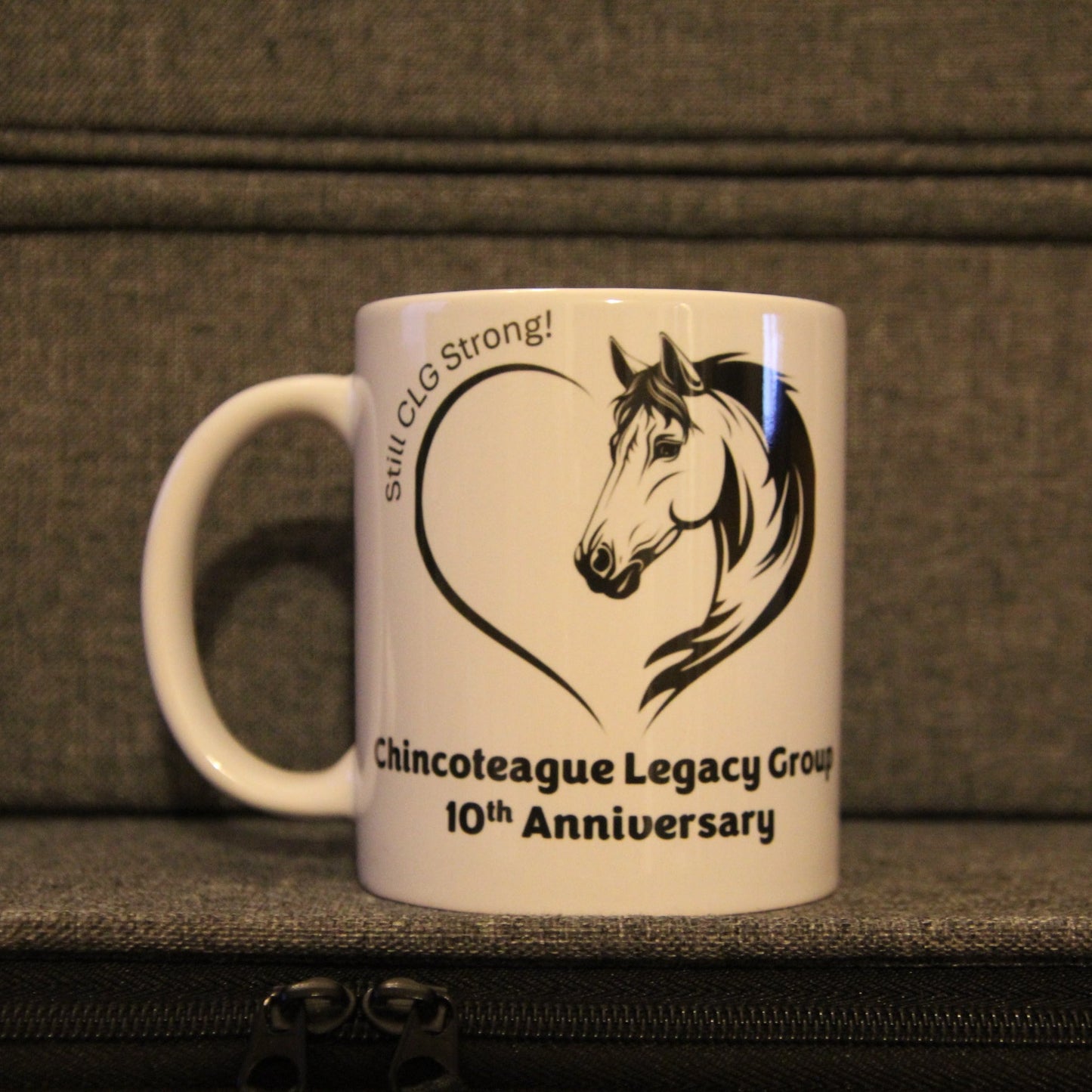 CLG Fundraising| 10th Anniversary Ceramic Coffee Mug | White
