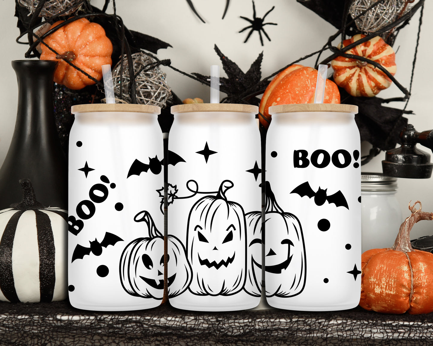 Drinkware | Frosted Libby Glass | Halloween