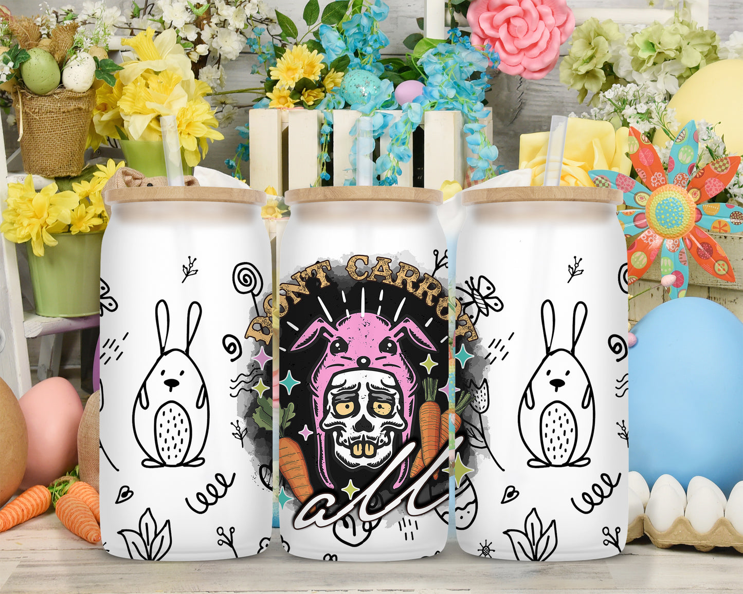Drinkware | Easter Frosted Libby Glass | Various Easter