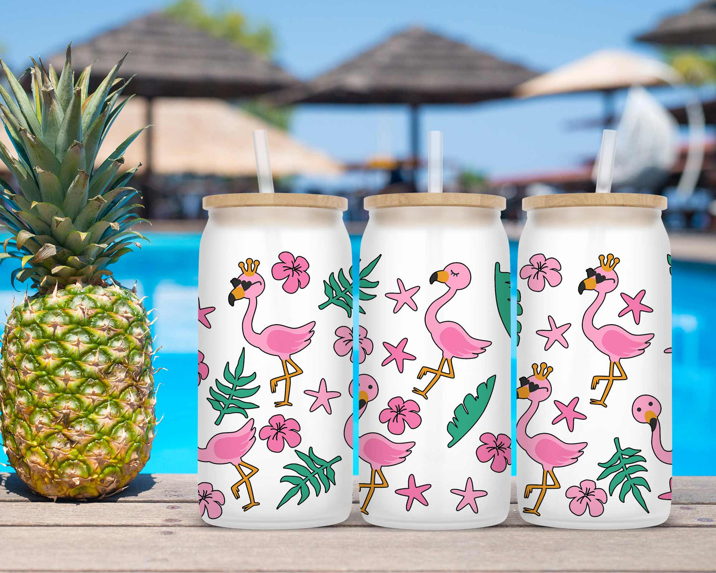 Drinkware | Frosted Libby Glass | Summer