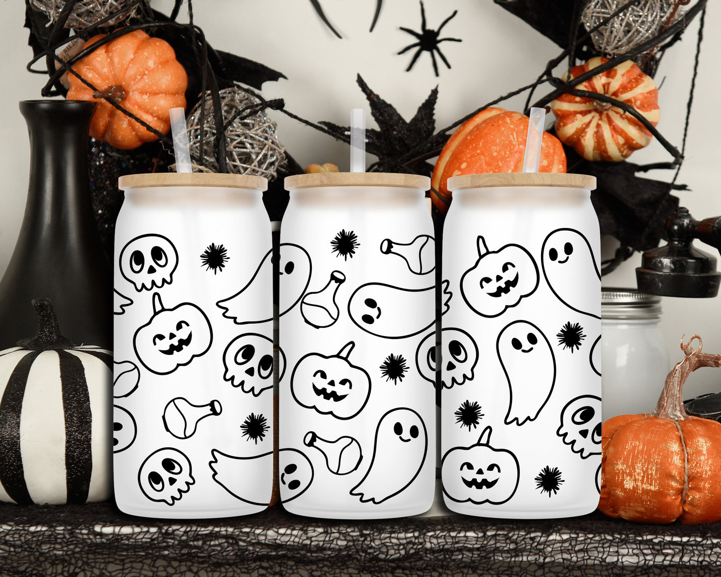 Drinkware | Frosted Libby Glass | Halloween