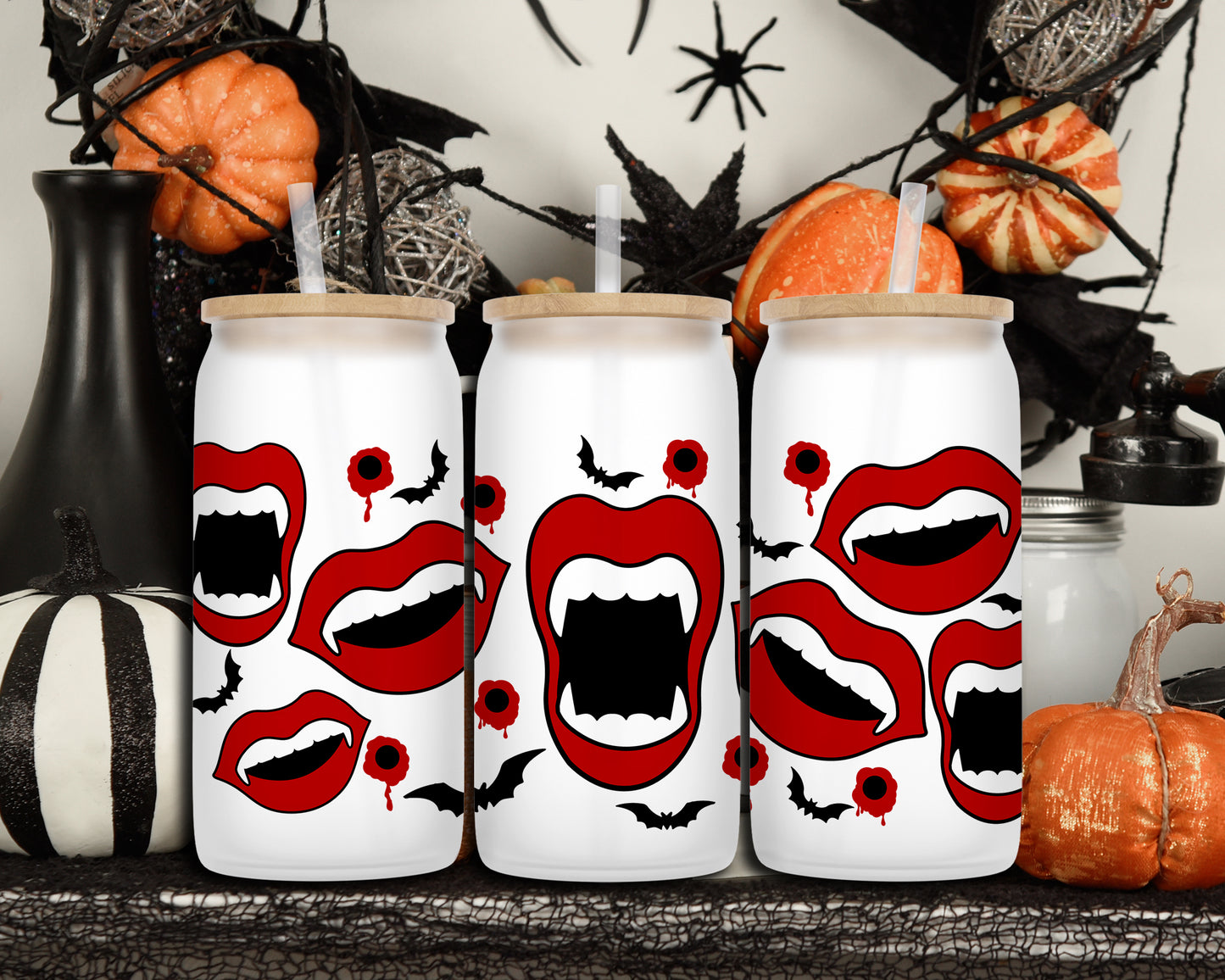 Drinkware | Frosted Libby Glass | Halloween