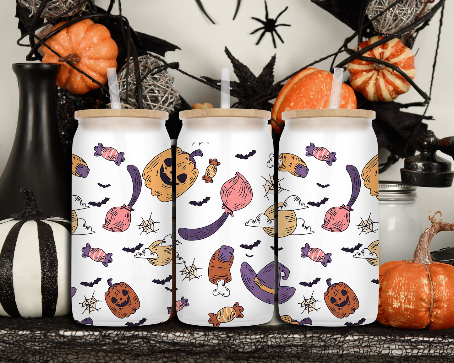 Drinkware | Frosted Libby Glass | Halloween
