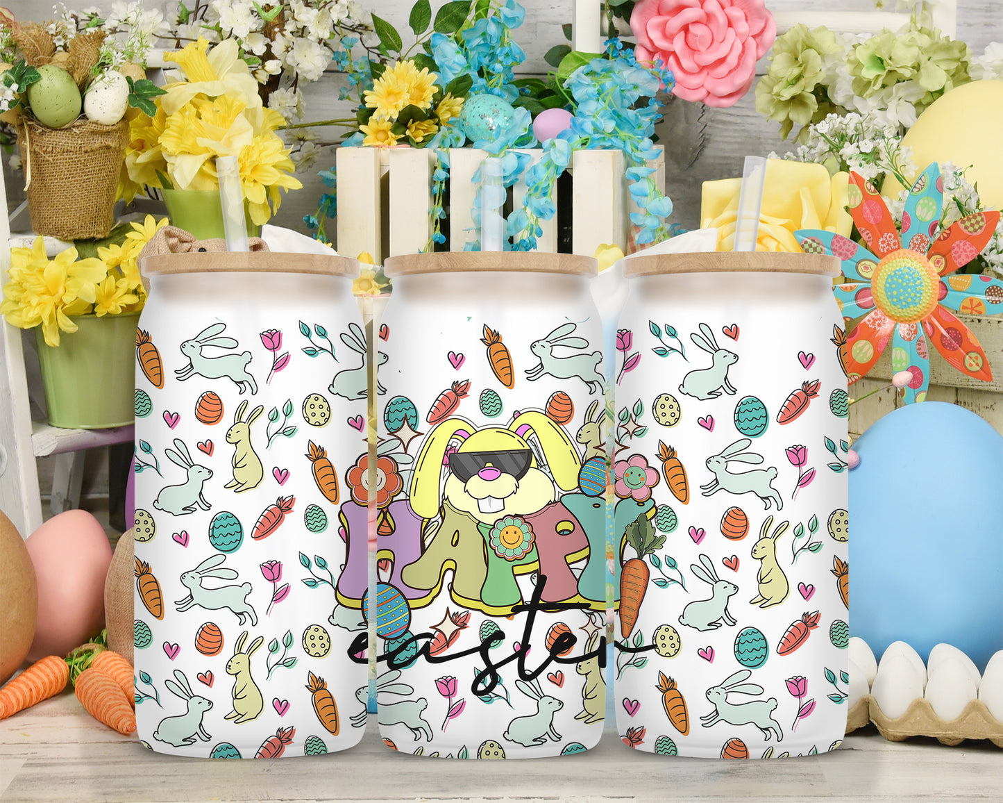Drinkware | Easter Frosted Libby Glass | Various Easter