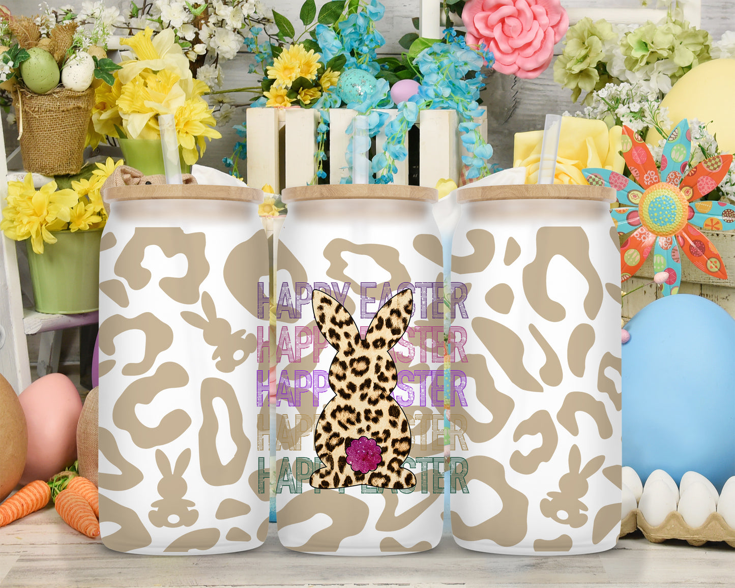 Drinkware | Easter Frosted Libby Glass | Various Easter