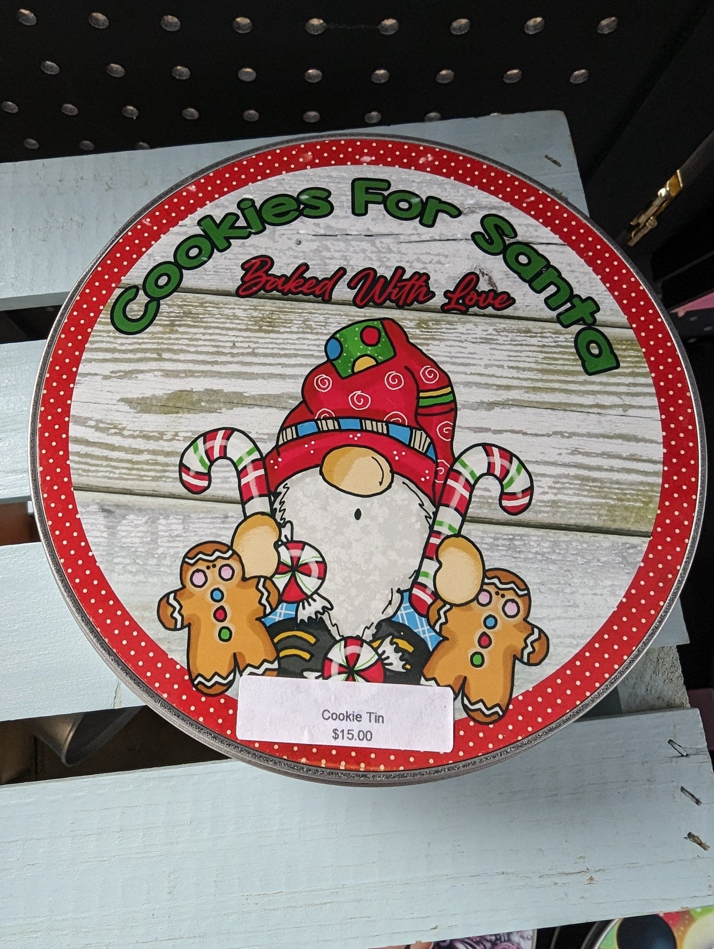 Christmas | Metal Cookie Tin