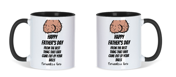 Adult Themed: Father's Day Ceramic Coffee Mug - White