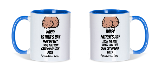 Adult Themed: Father's Day Ceramic Coffee Mug - White