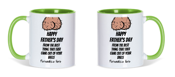 Adult Themed: Father's Day Ceramic Coffee Mug - White