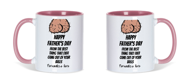 Adult Themed: Father's Day Ceramic Coffee Mug - White