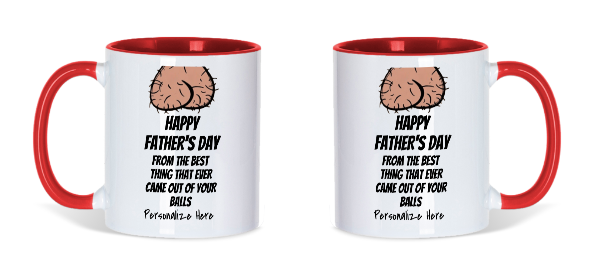 Adult Themed: Father's Day Ceramic Coffee Mug - White