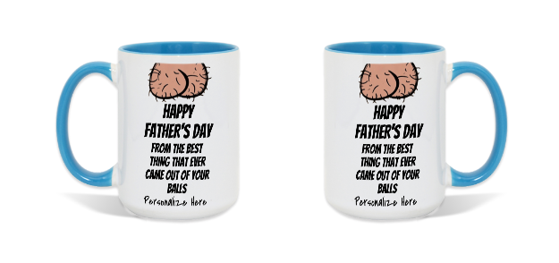 Adult Themed: Father's Day Ceramic Coffee Mug - White