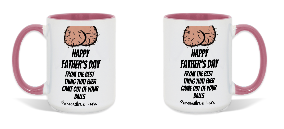 Adult Themed: Father's Day Ceramic Coffee Mug - White