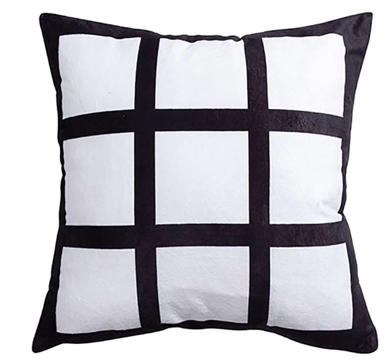 9 Panel Plush Pillow Cover
