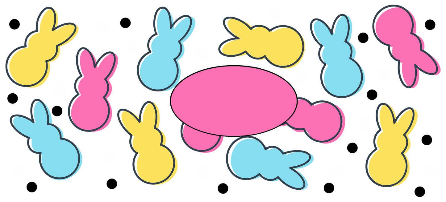 Drinkware | Easter Frosted Libby Glass | Colorful Peeps
