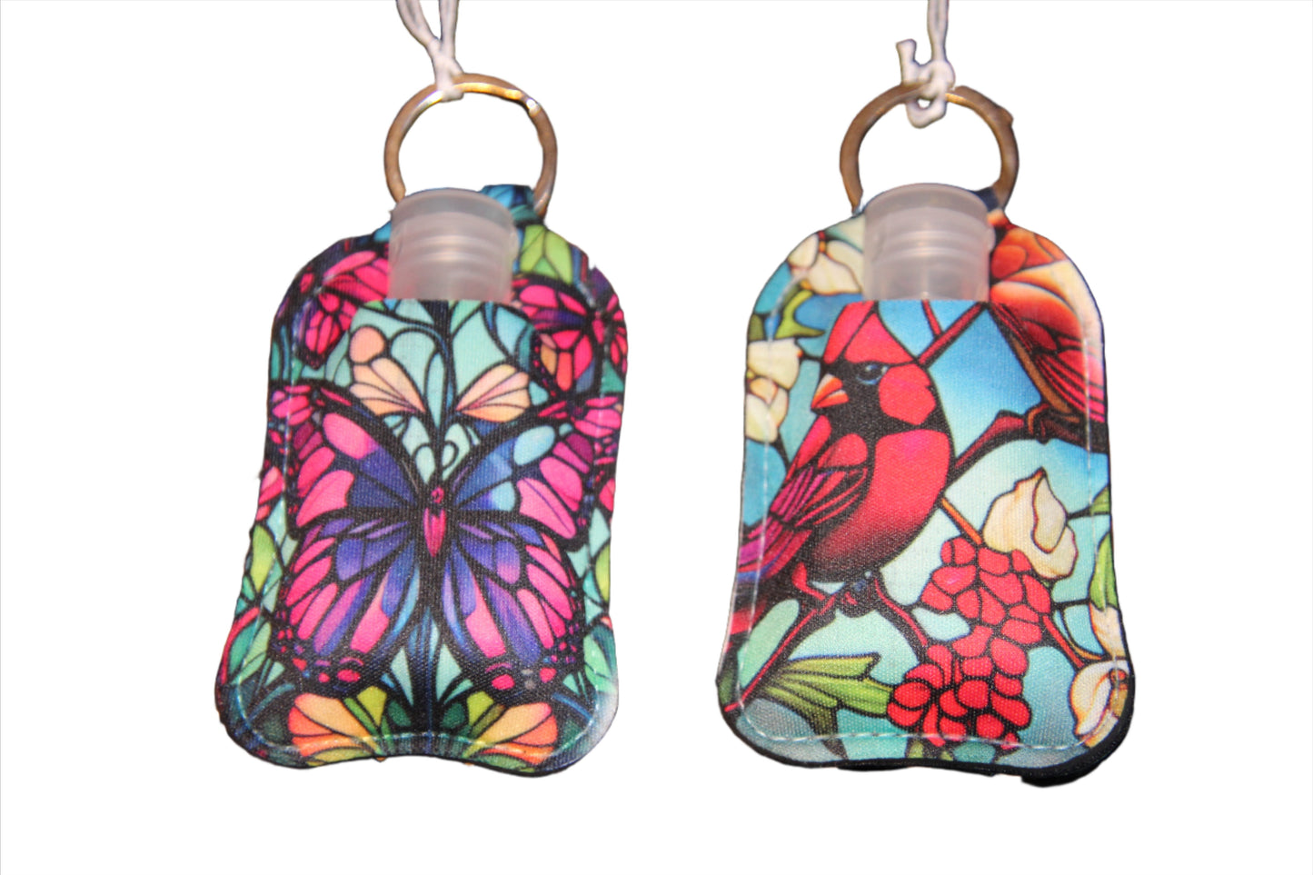 Hand Sanitizer Holder: Stained Glass