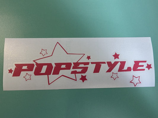 Vinyl Decal - PopStyle Logo